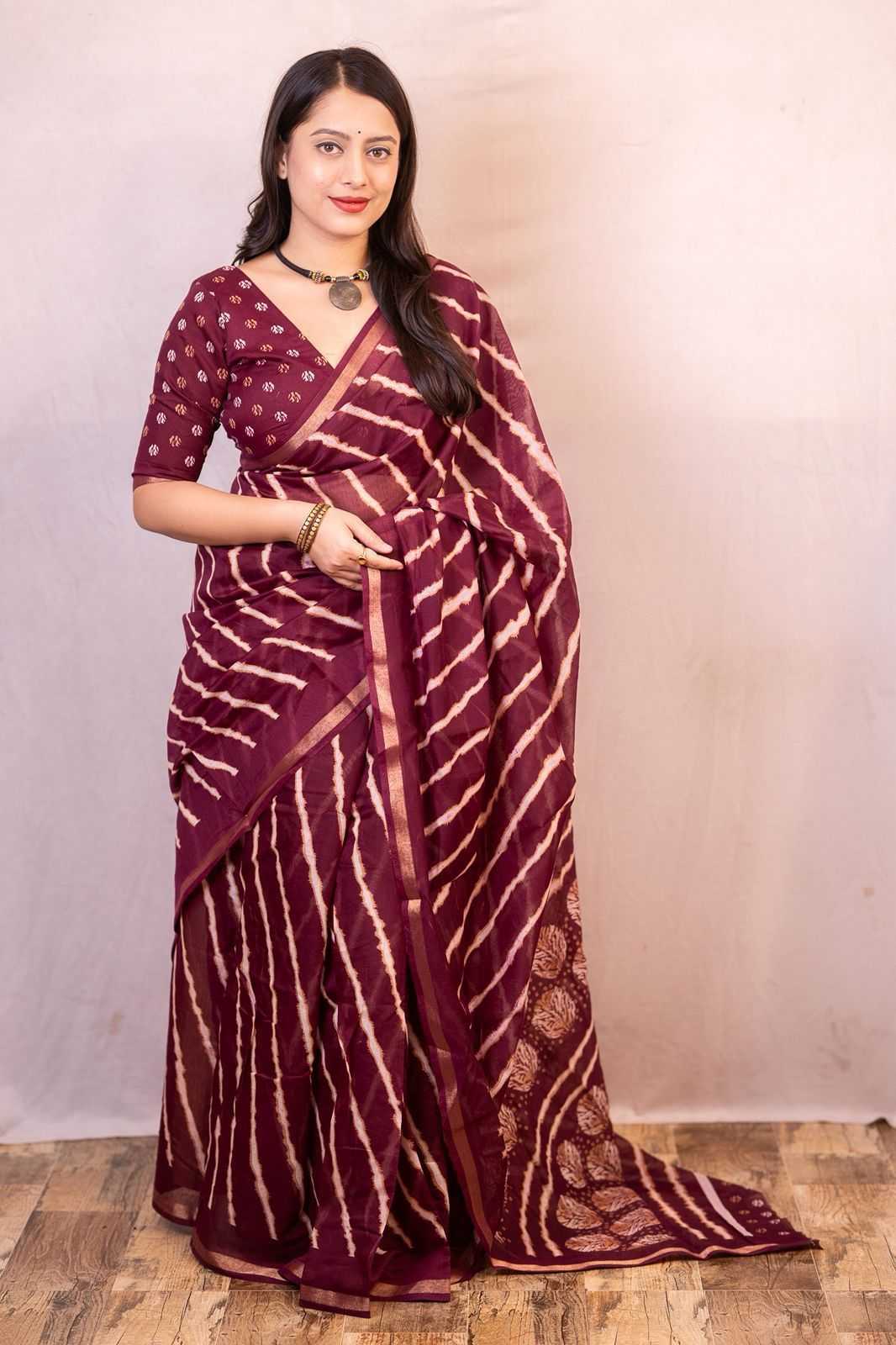 Leheriya Saree