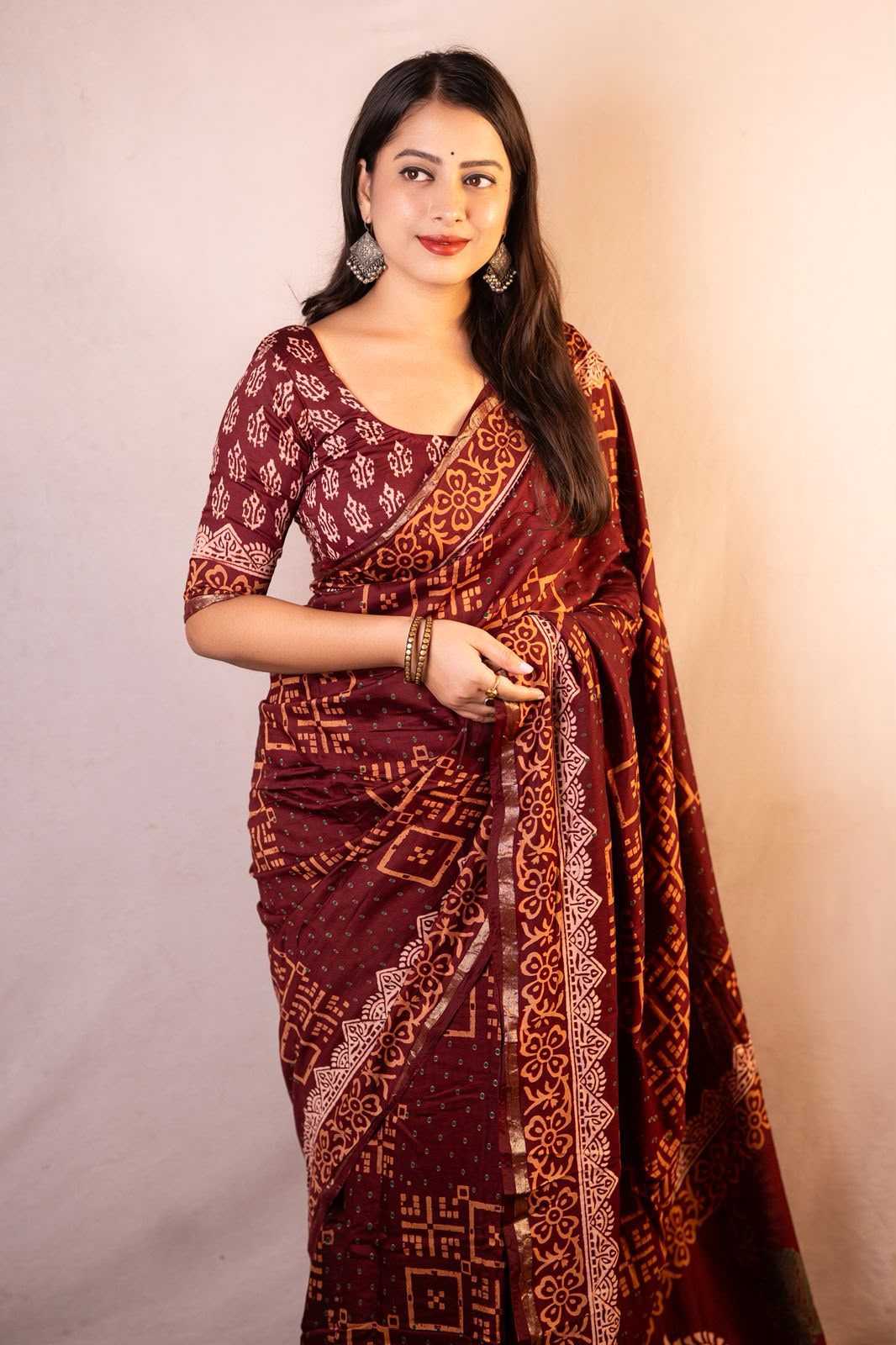Printed Saree