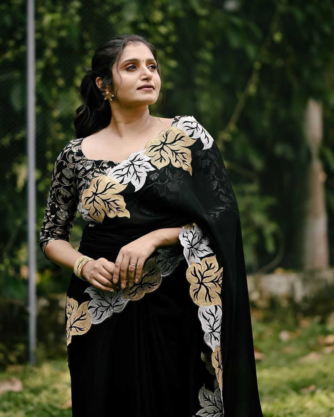 Embroidered Saree