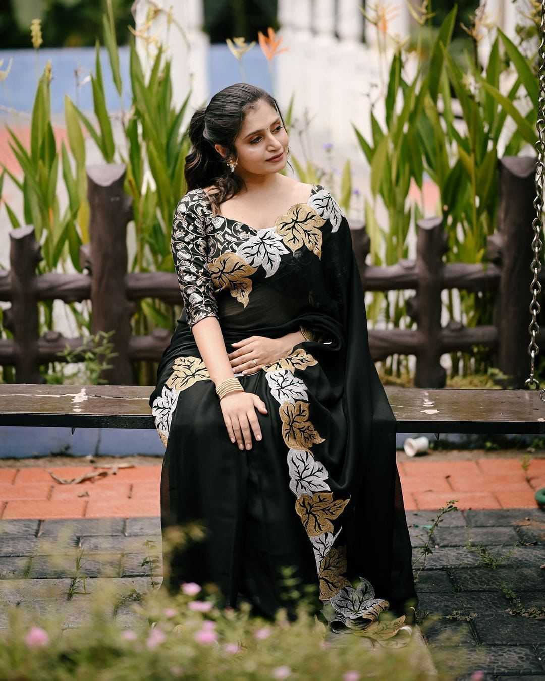 Embroidered Saree