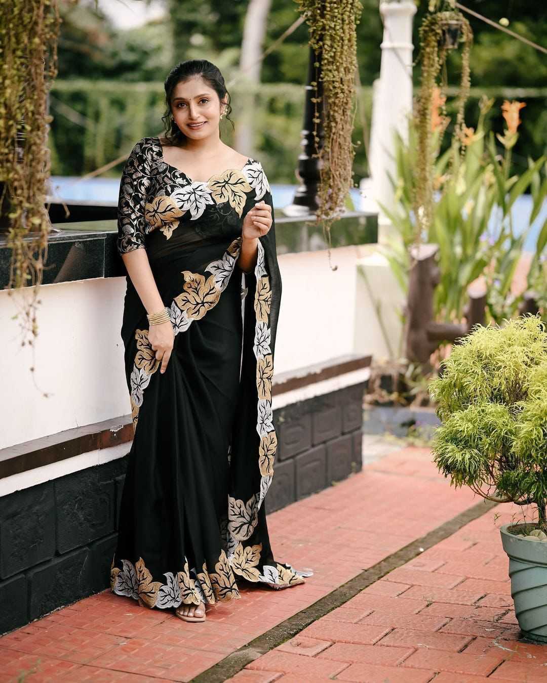 Embroidered Saree