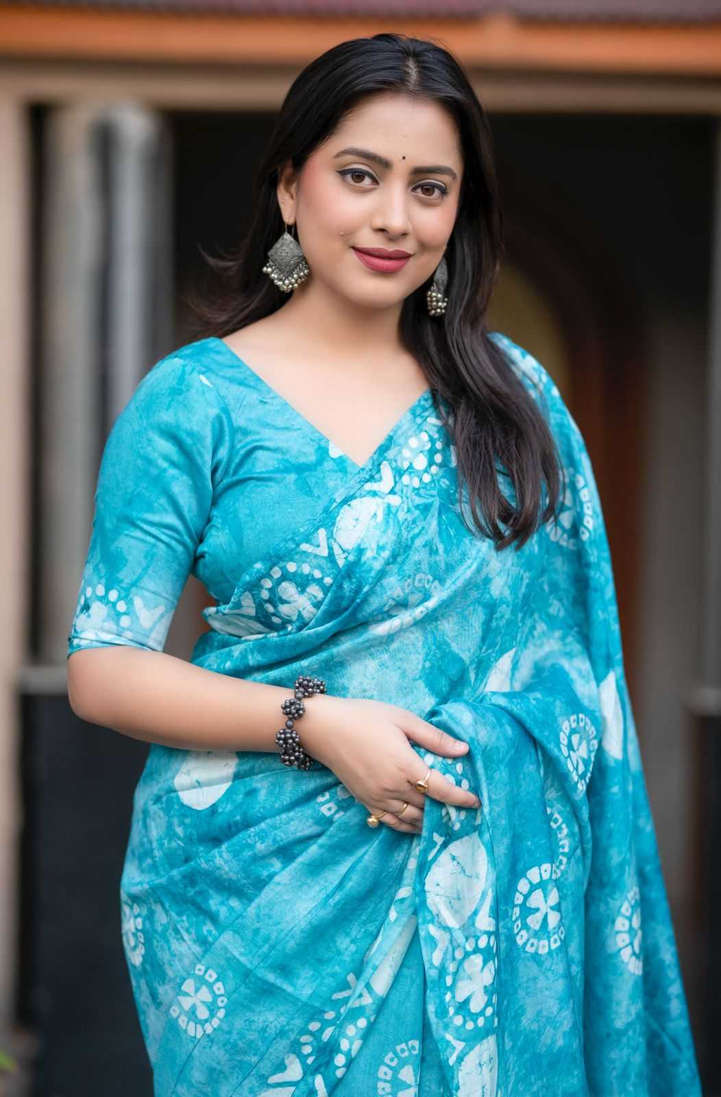 Pure Cotton Chanderi Saree
