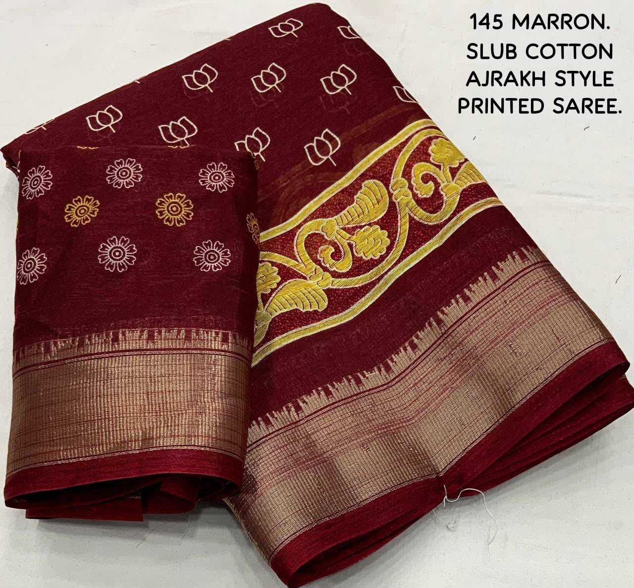 Zari Border Saree