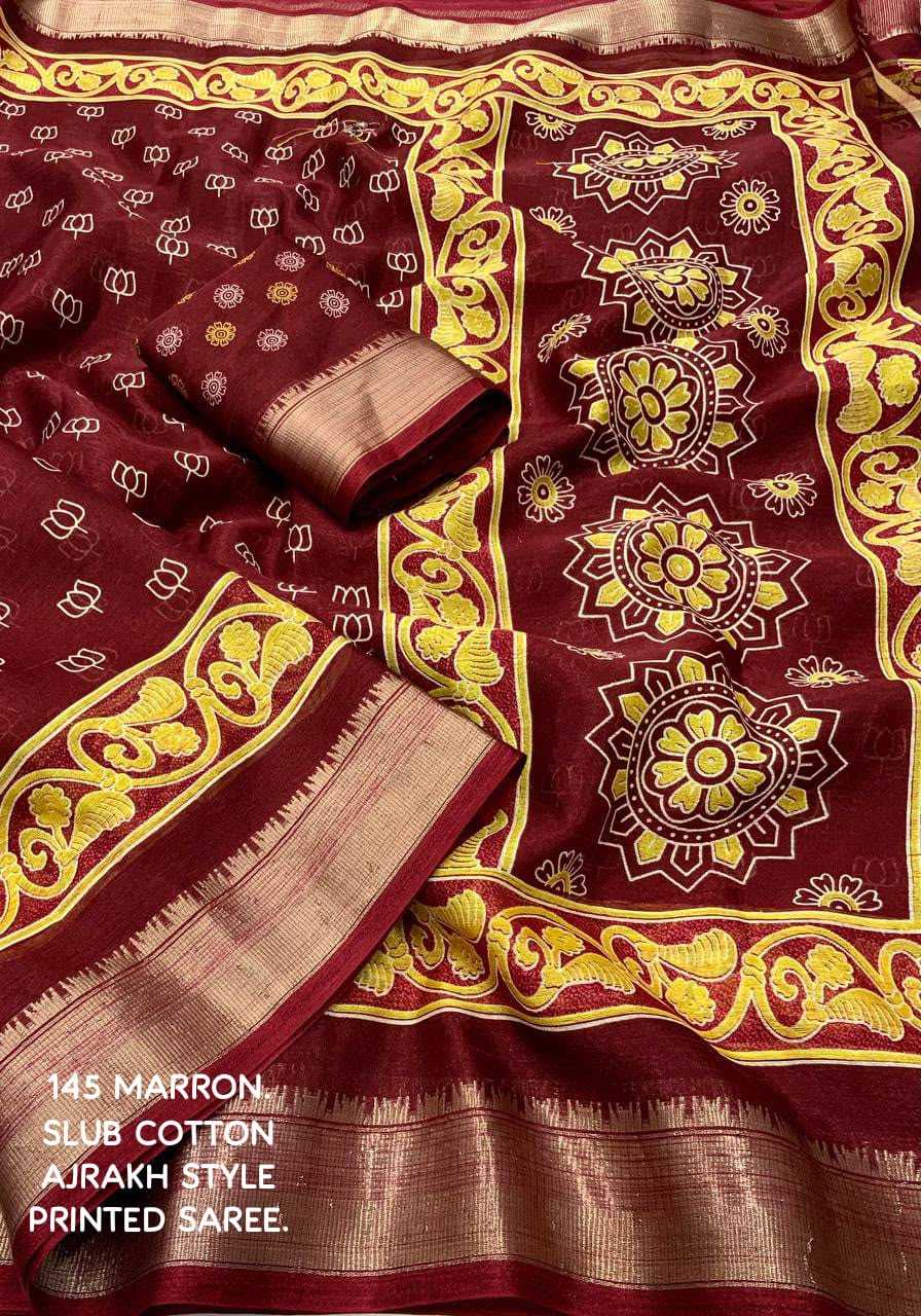 Zari Border Saree