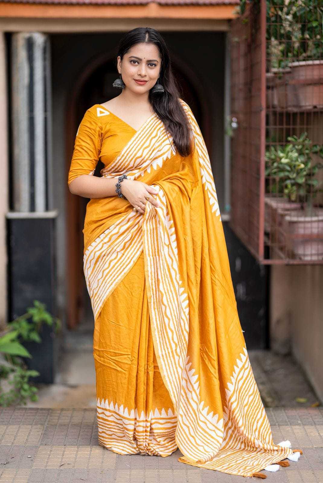 Chanderi Cotton Saree