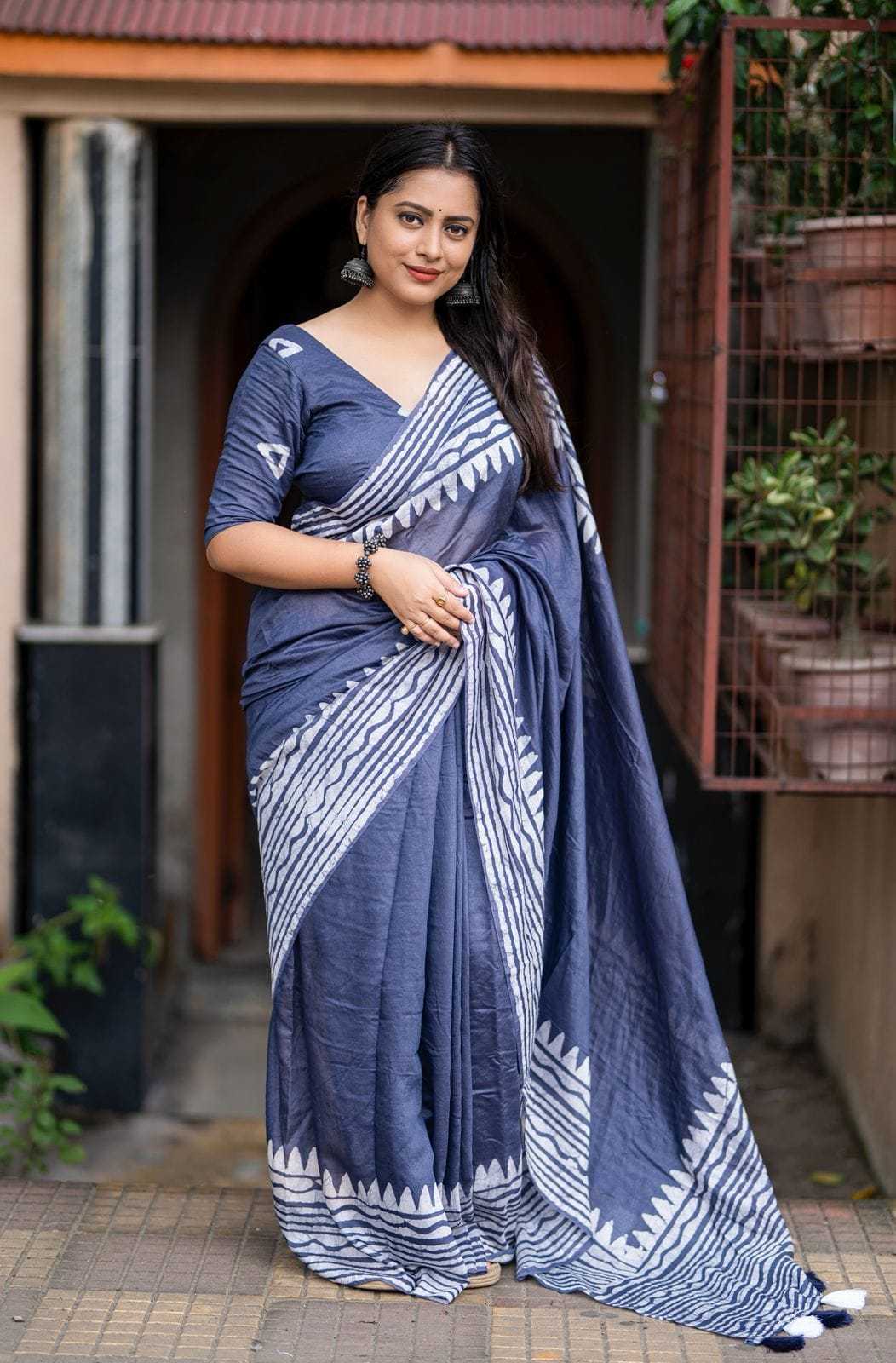 Chanderi Cotton Saree