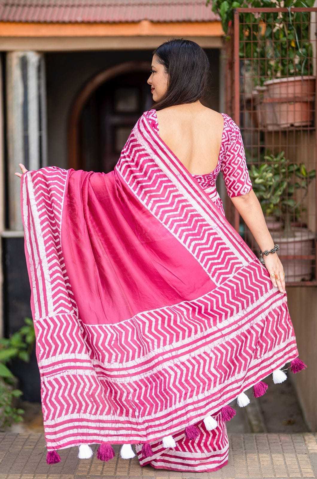Chanderi Cotton Saree