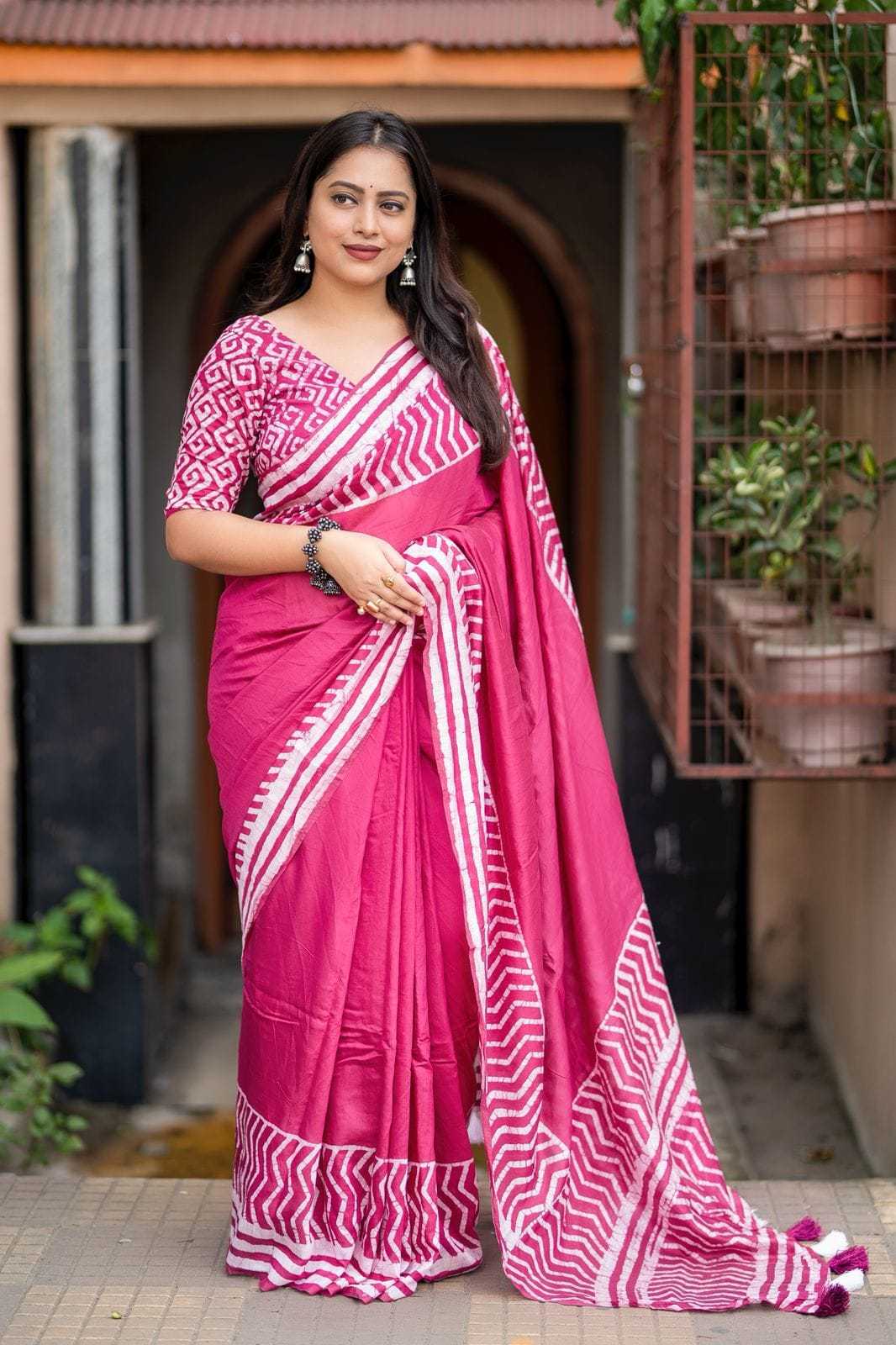 Chanderi Cotton Saree