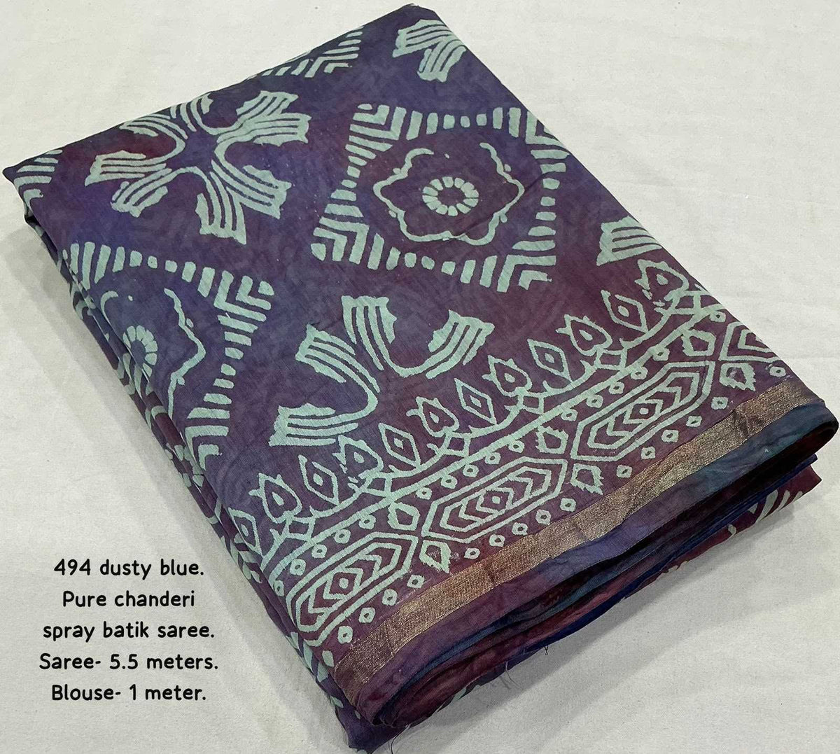 Pure Cotton Ajrakh Saree