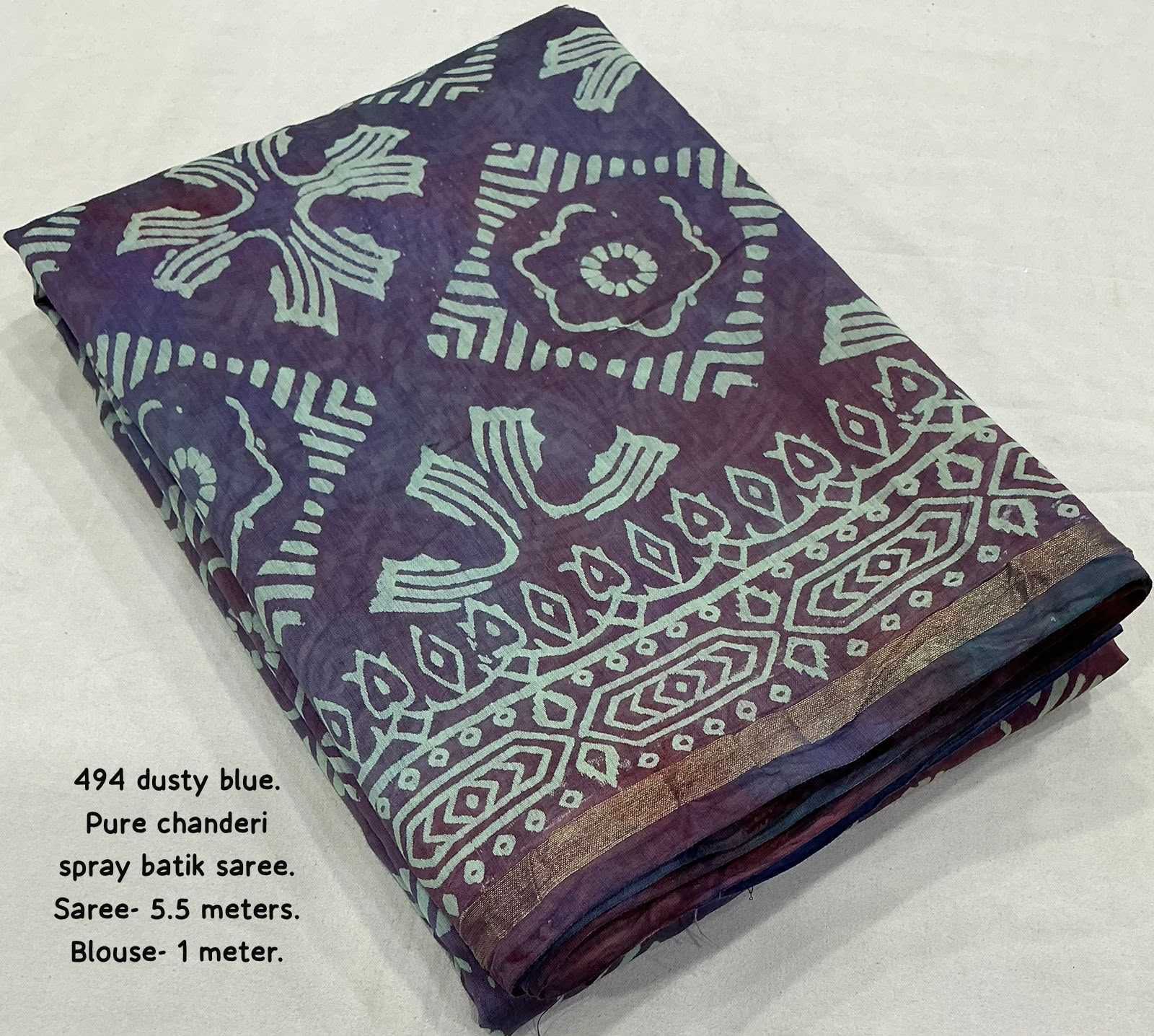 Pure Cotton Ajrakh Saree