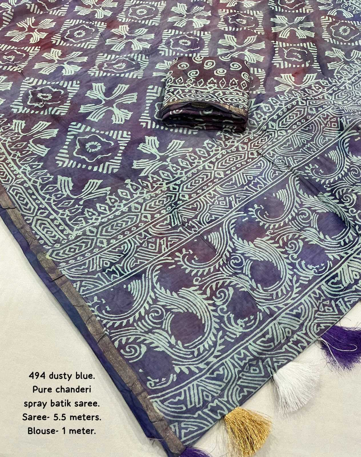Pure Cotton Ajrakh Saree