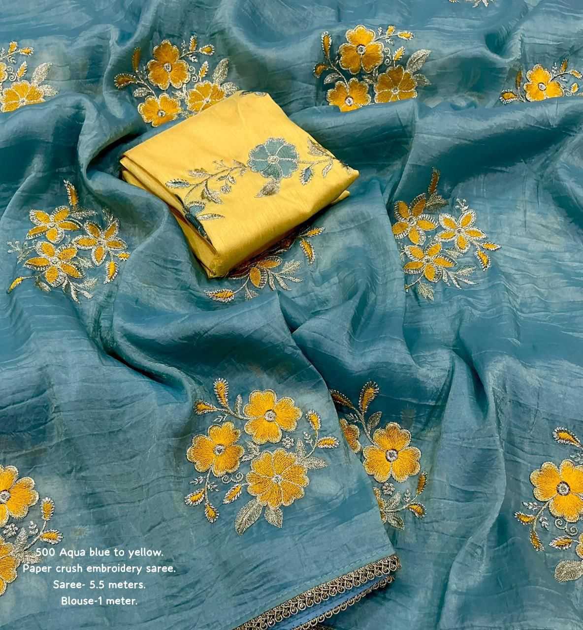Crush Silk Fancy Saree