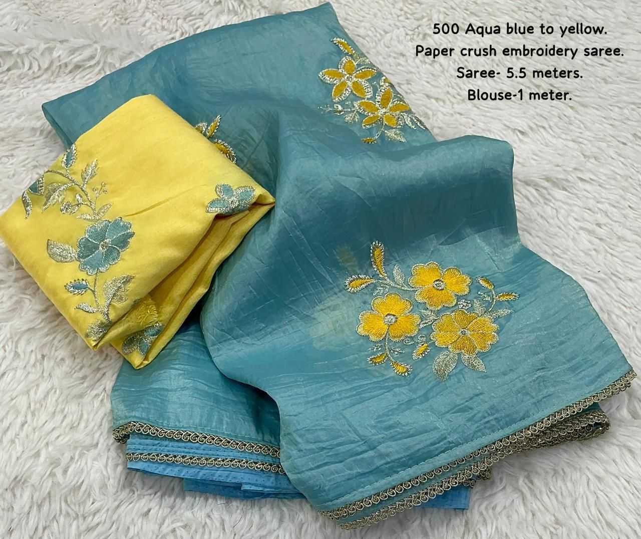 Crush Silk Fancy Saree