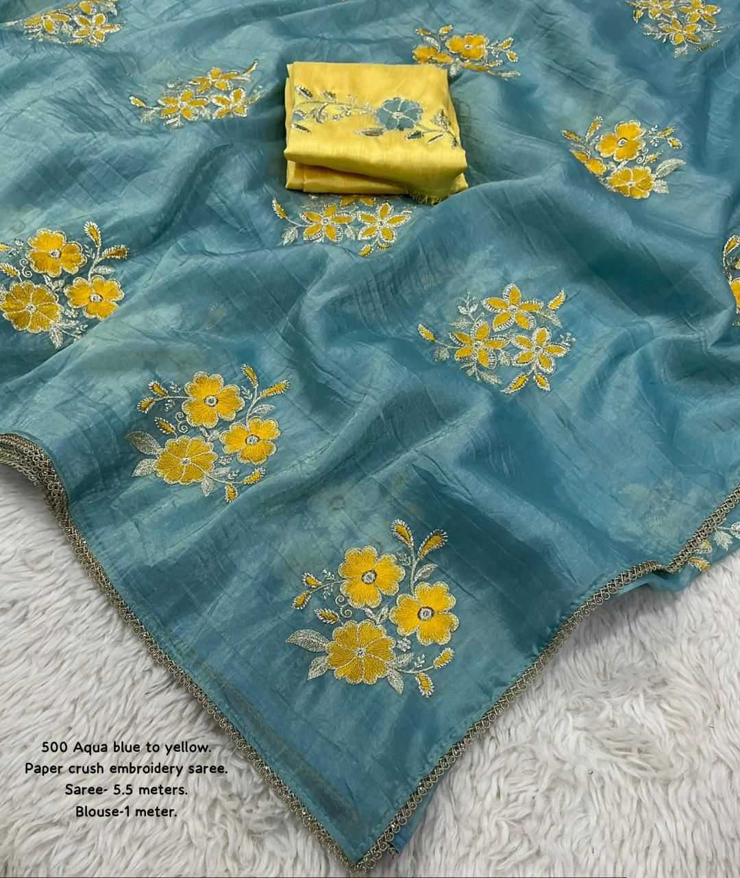 Crush Silk Fancy Saree