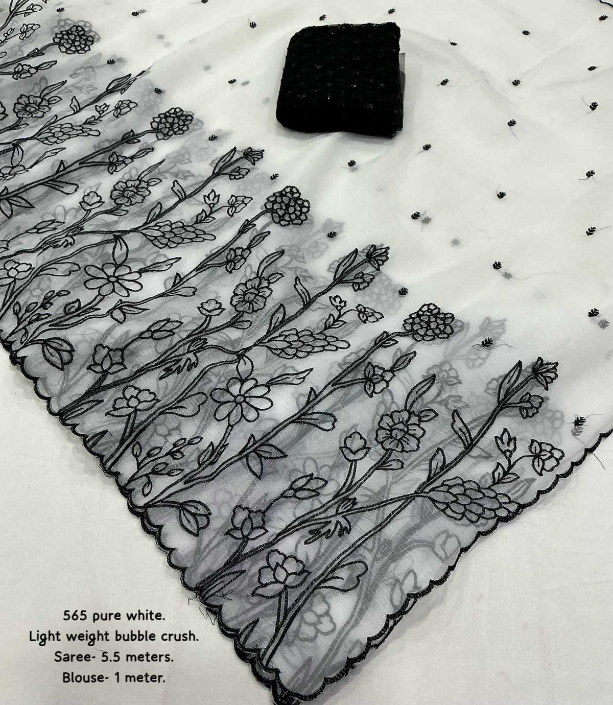 Crunchi Embroidered Saree