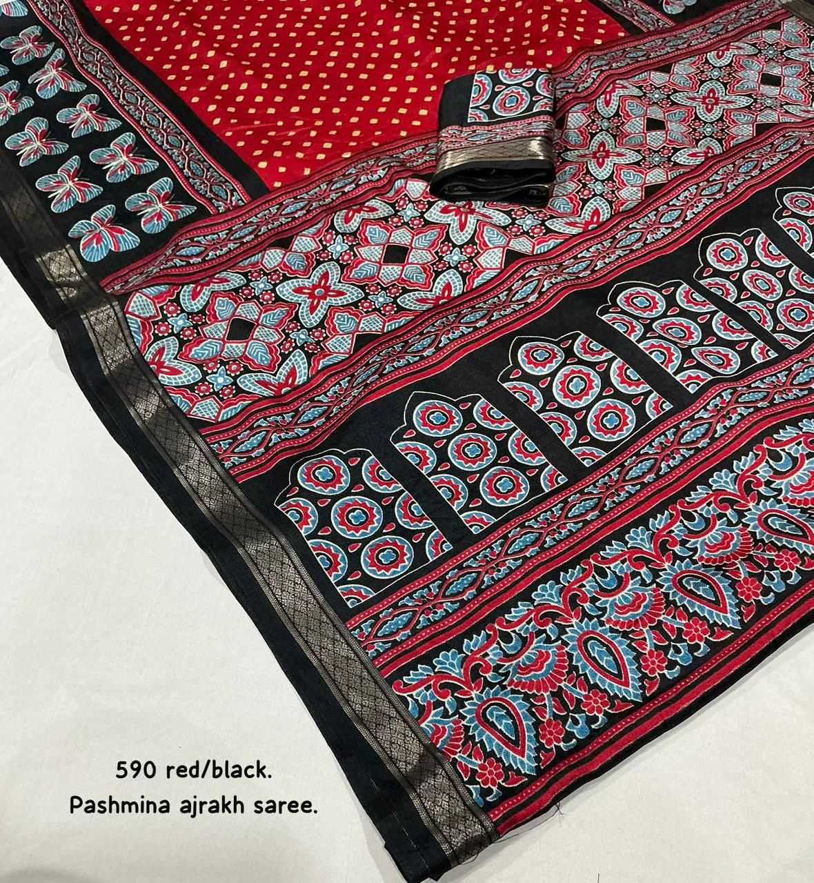Pashmina Fancy Saree