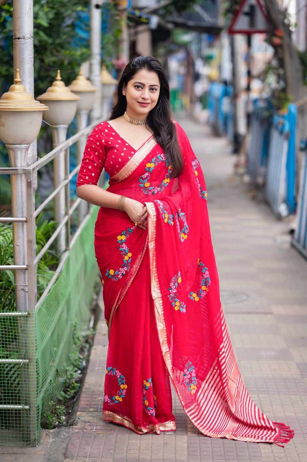 Georgette Saree