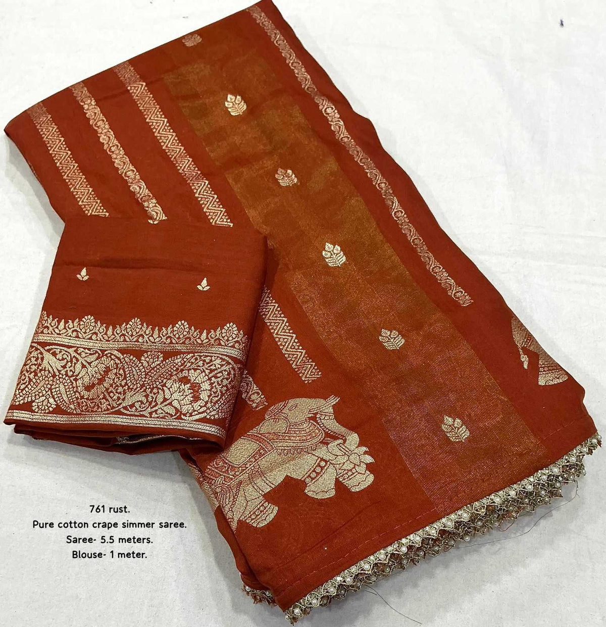 Linen Designer Saree