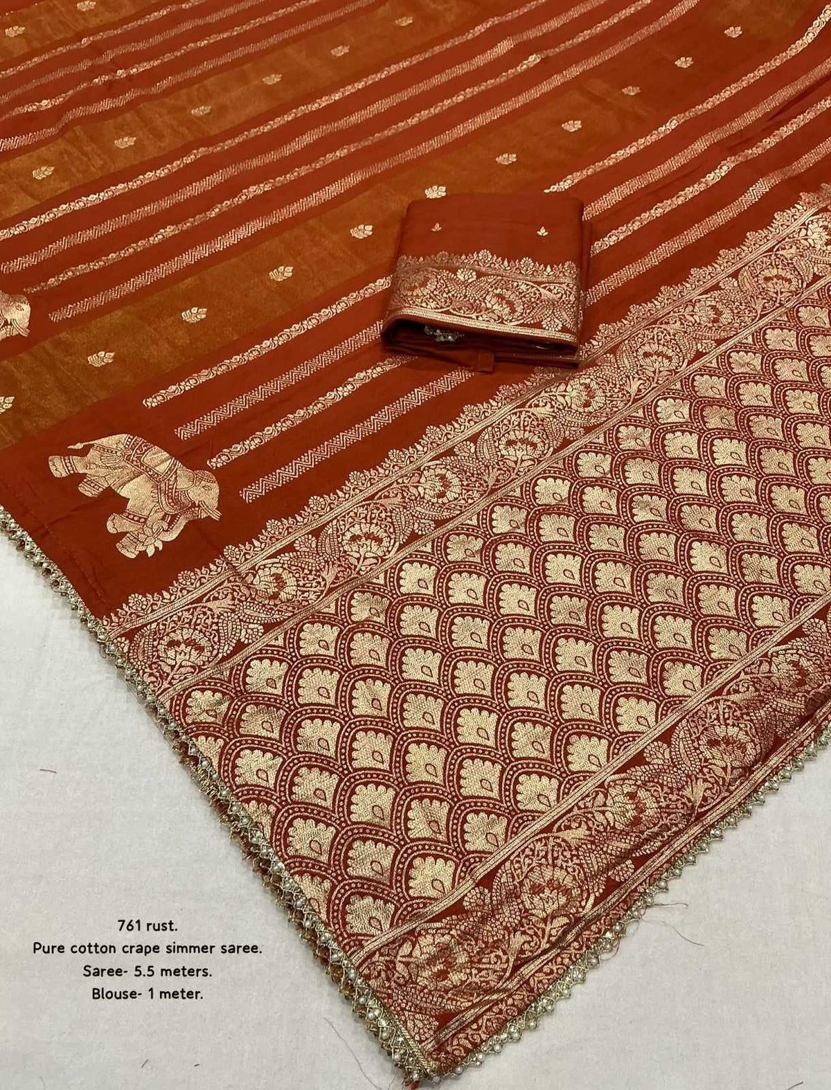 Linen Designer Saree