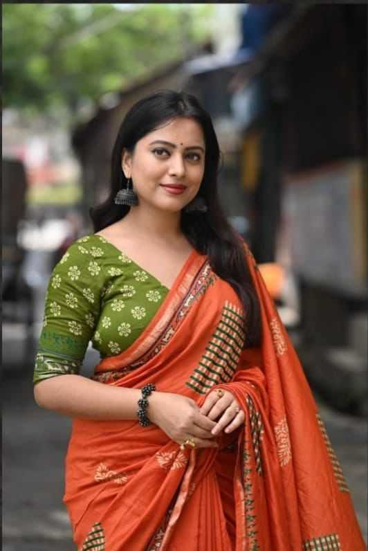 Chanderi Cotton Printed Saree