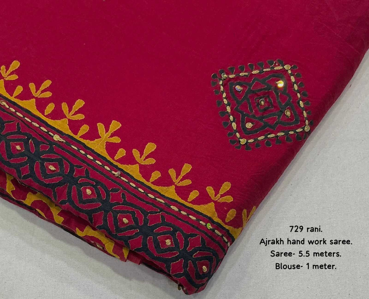 Chanderi Cotton Printed Saree
