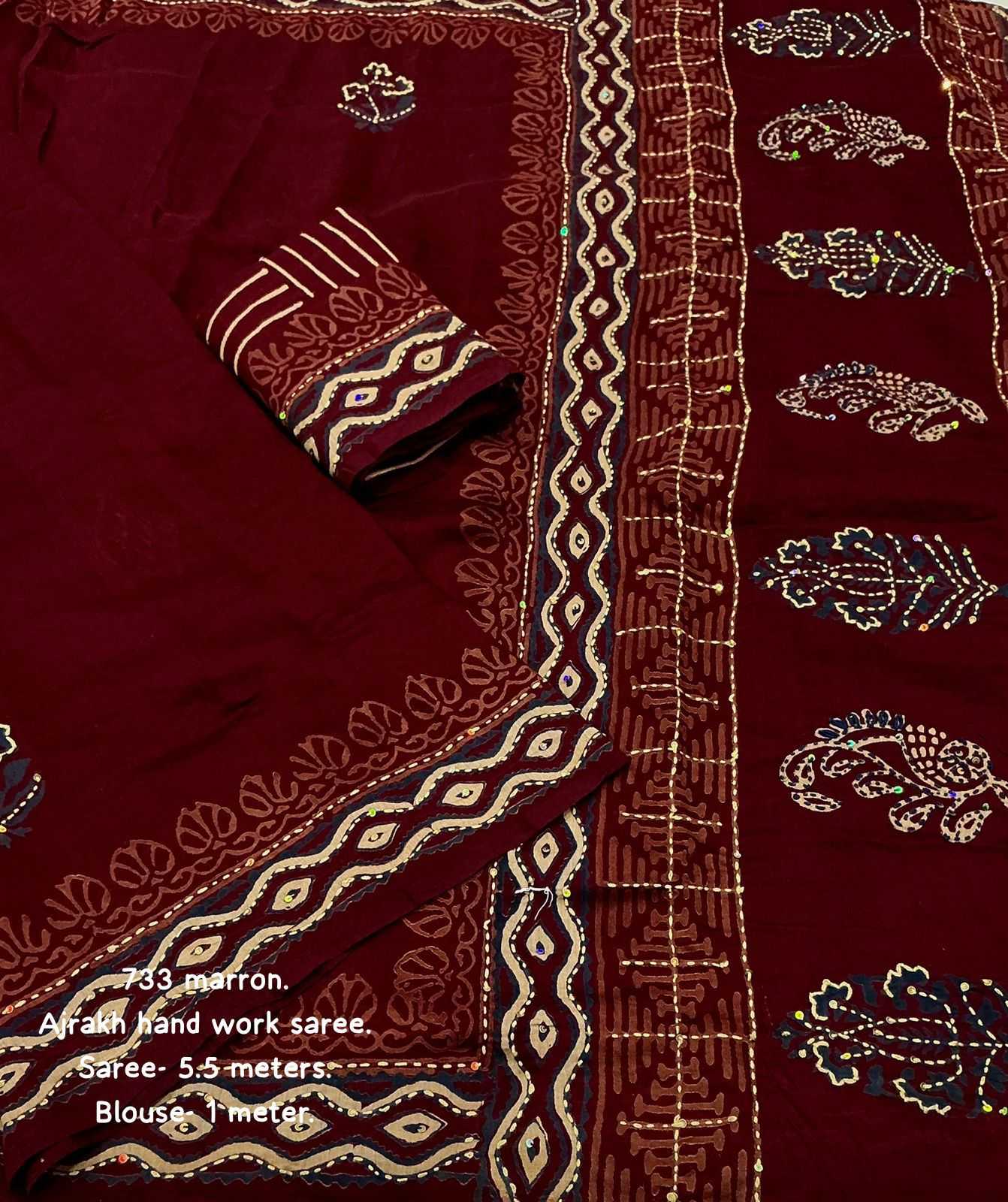 Chanderi Cotton Printed Saree