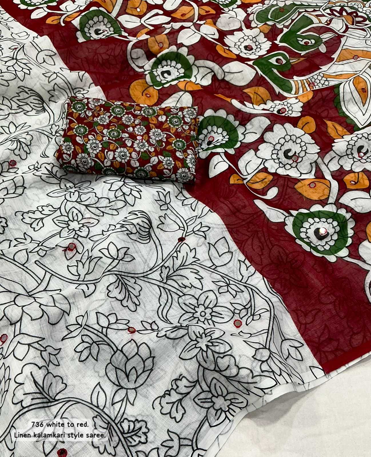 Kalamkari Saree