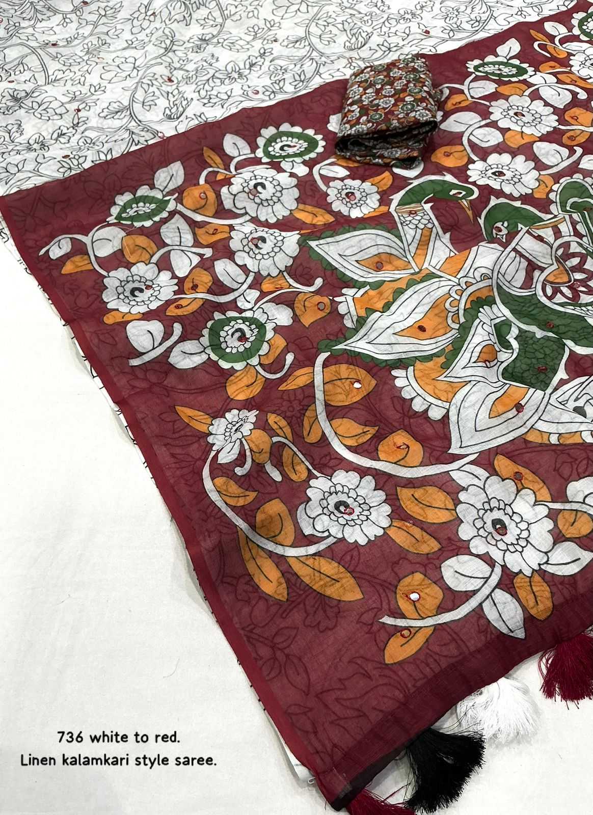 Lichi Silk Printed Saree