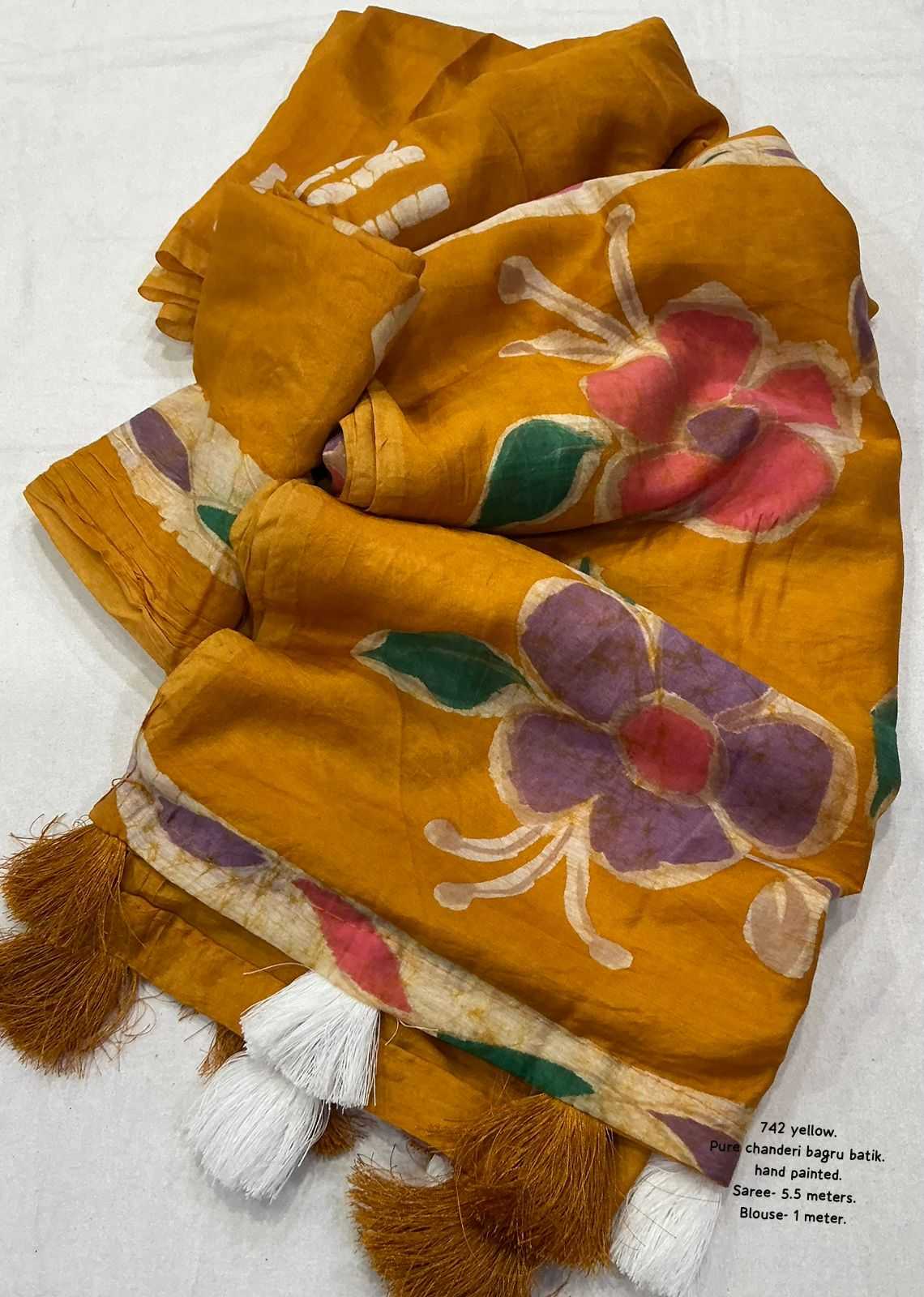 Cotton Batik Saree