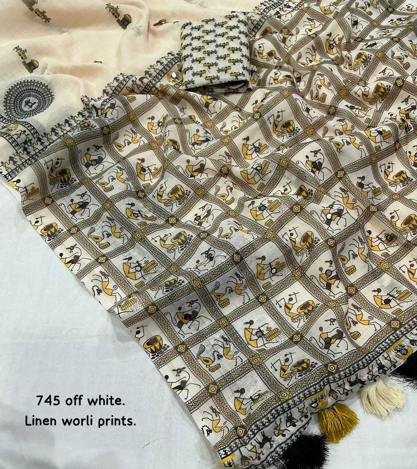 Linen Fancy Saree