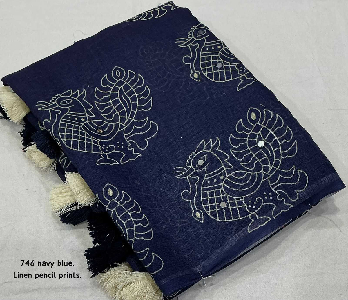 Linen Fancy Saree