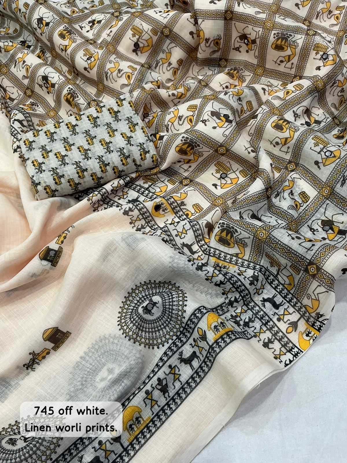 Linen Fancy Saree