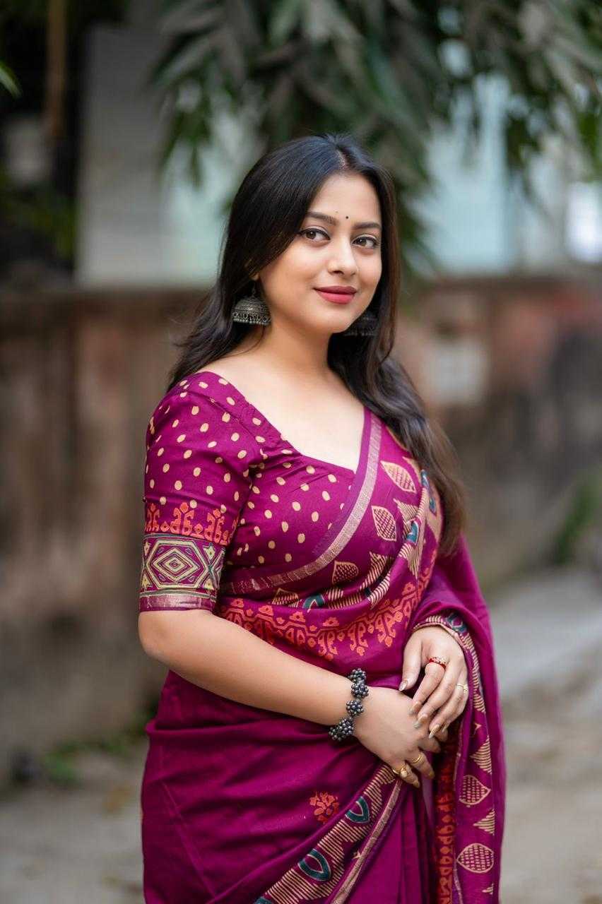 Chanderi Silk Fancy Saree