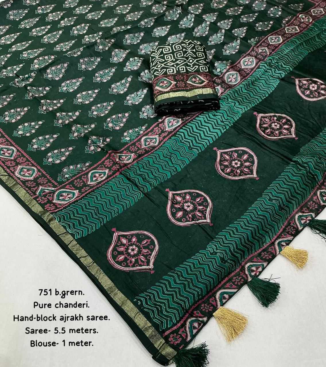 Chanderi Silk Fancy Saree