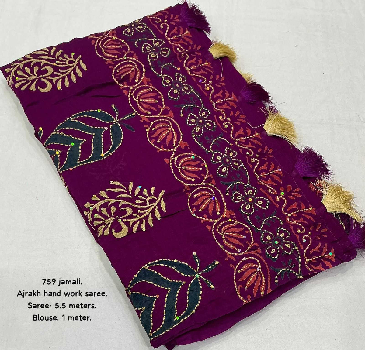 Chanderi Cotton Printed Saree