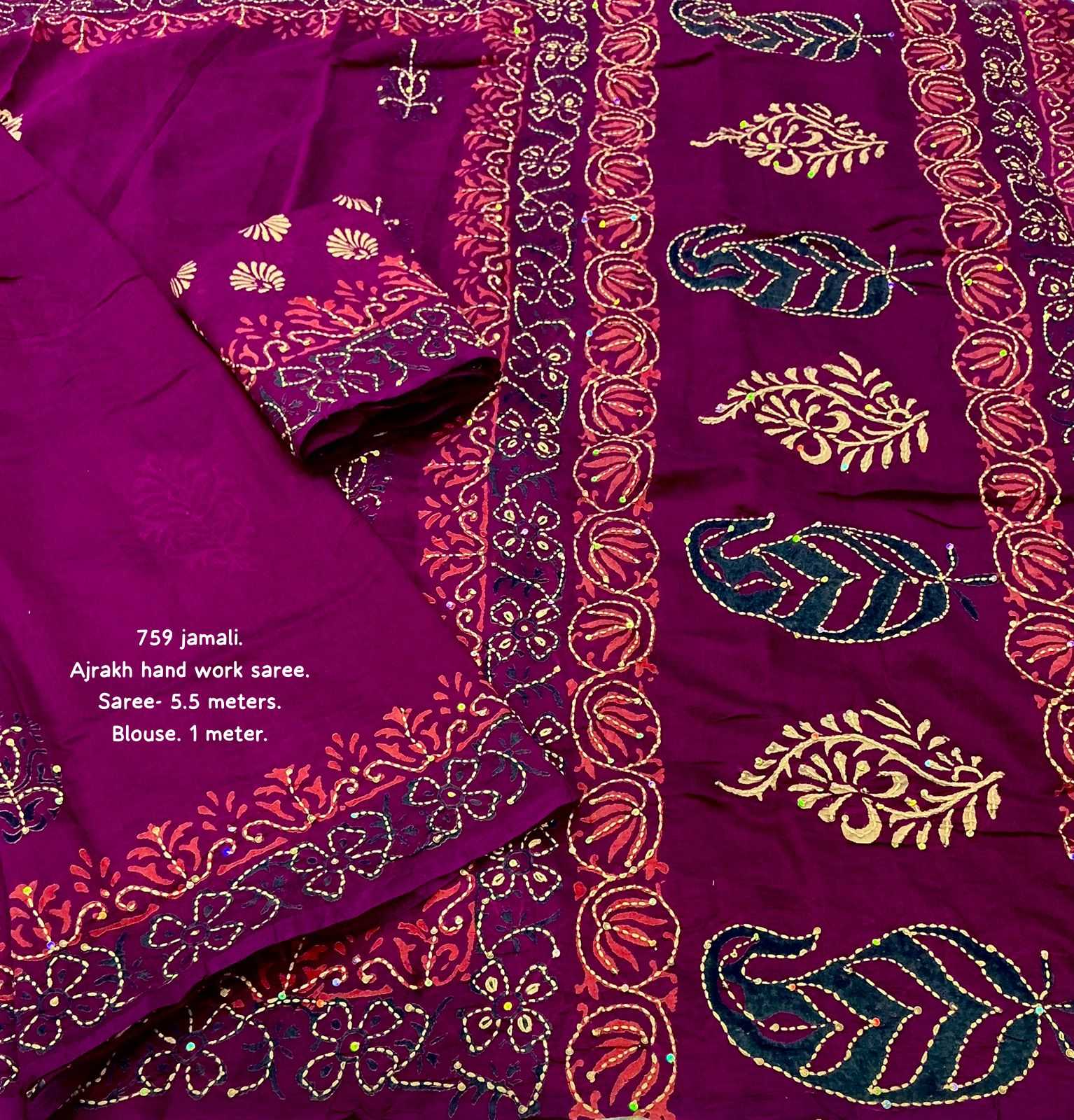 Chanderi Cotton Printed Saree