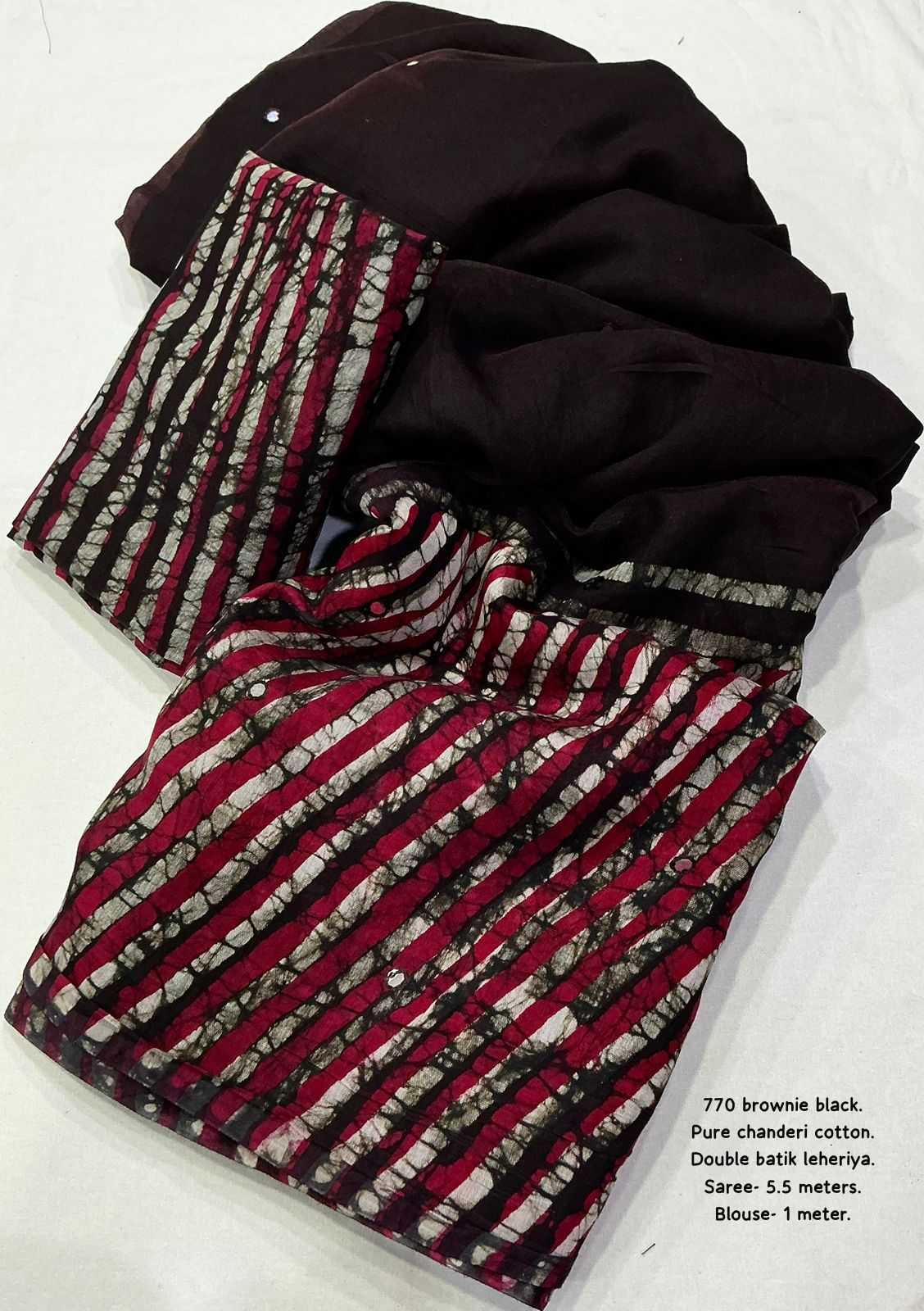 Cotton Chanderi Saree