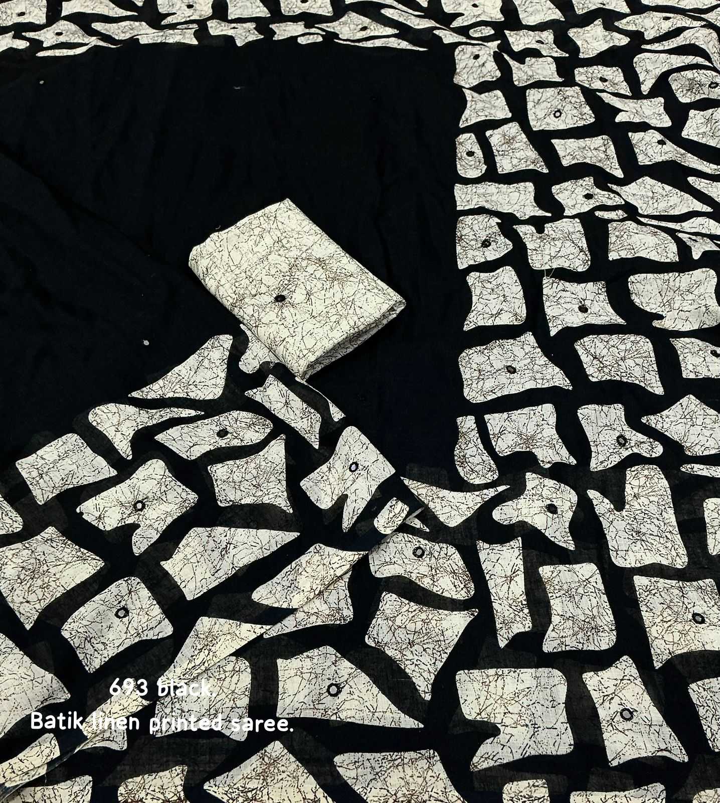 Linen Kalamkari Saree