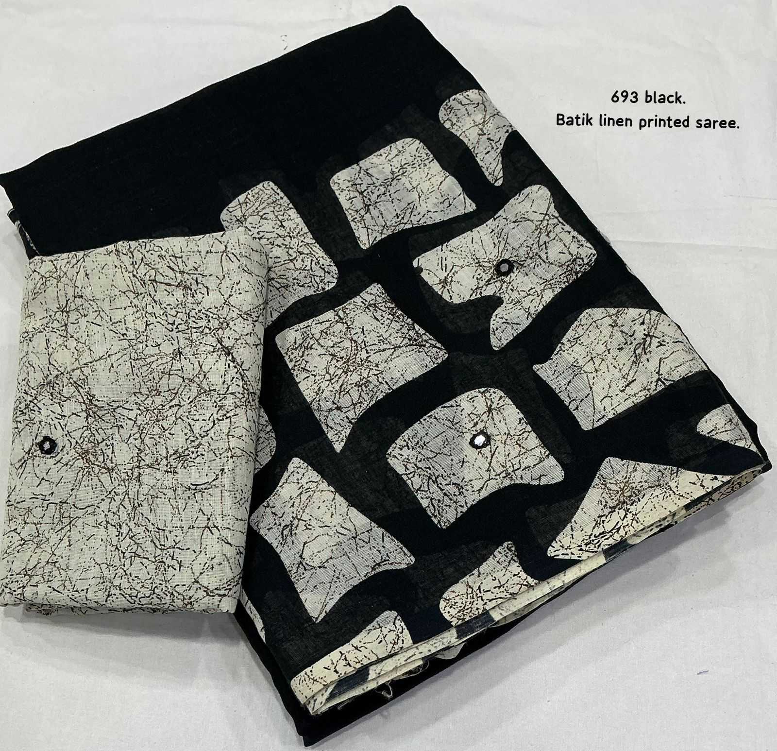 Linen Kalamkari Saree