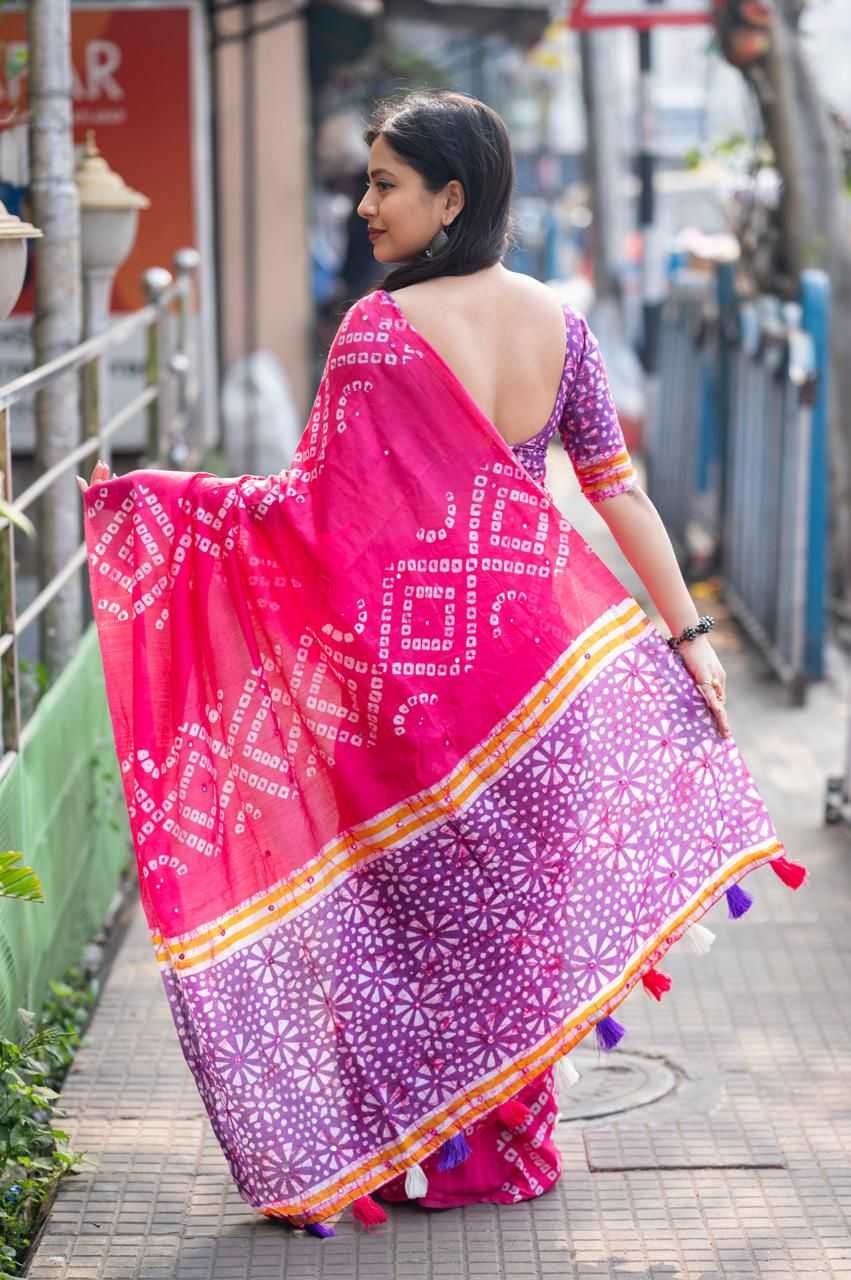 Chanderi Saree