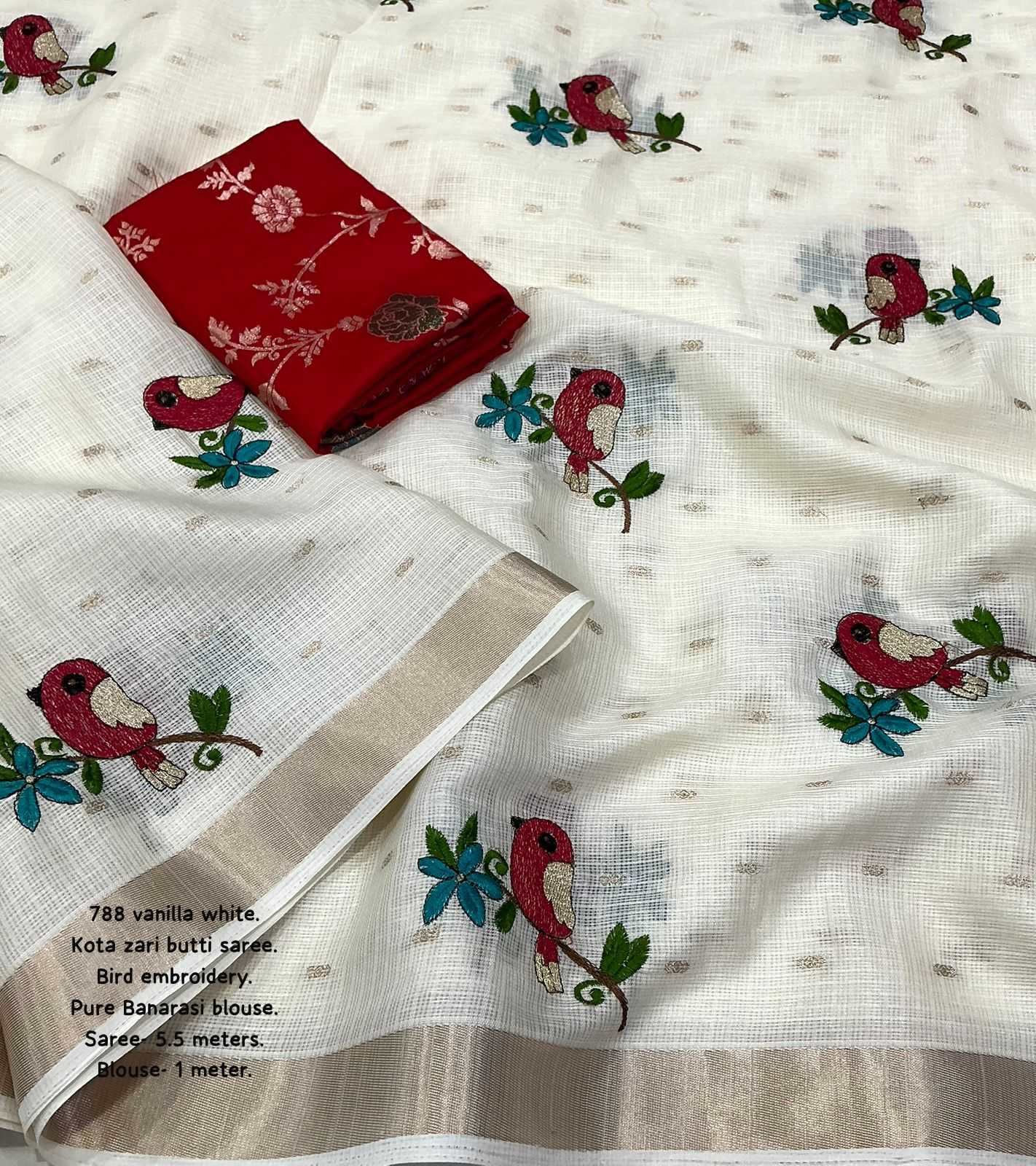 Embroidered Saree