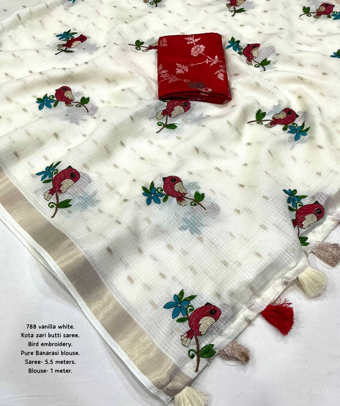 Embroidered Saree
