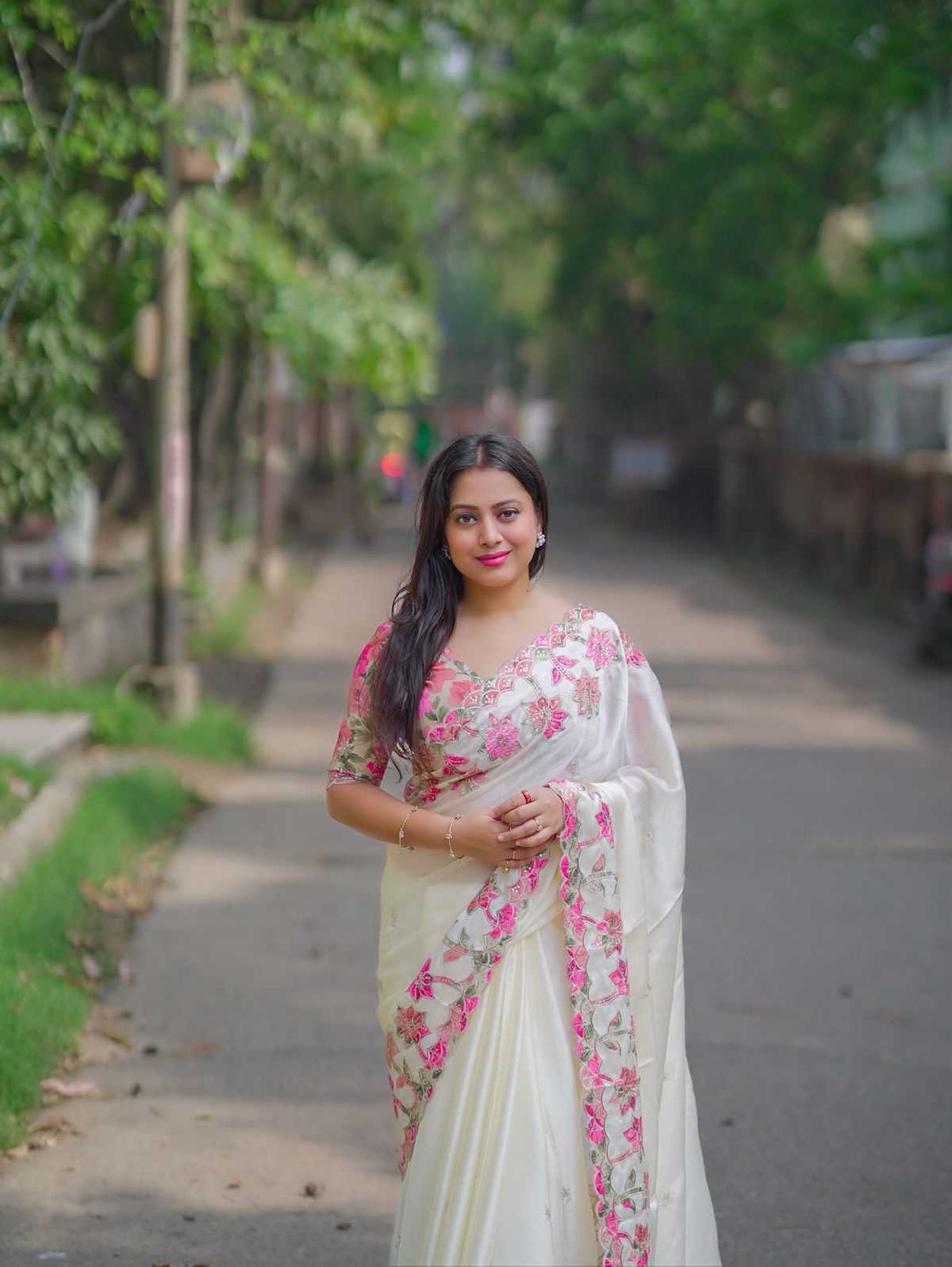 Chiffon Designer Saree