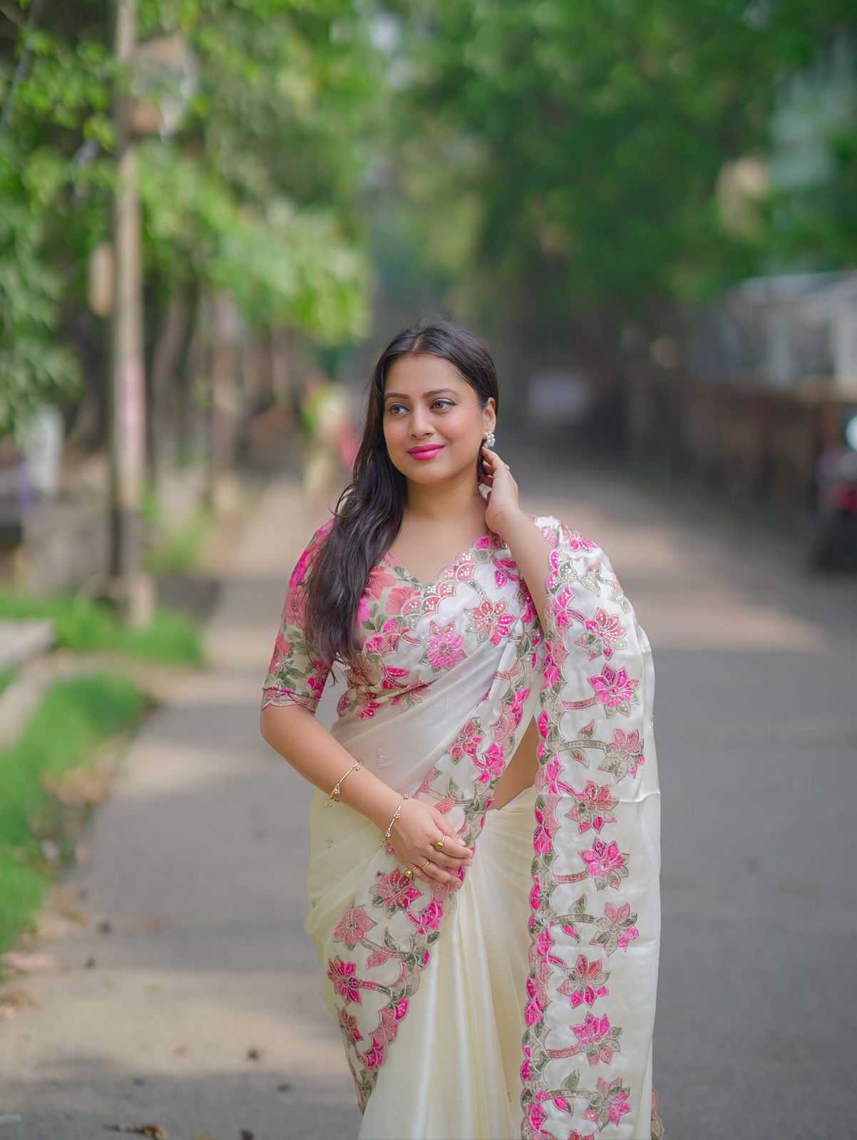 Chiffon Designer Saree