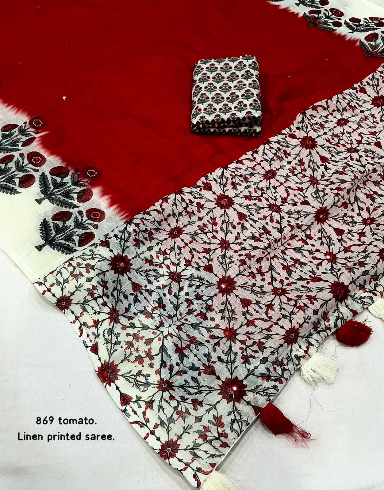 Printed Saree