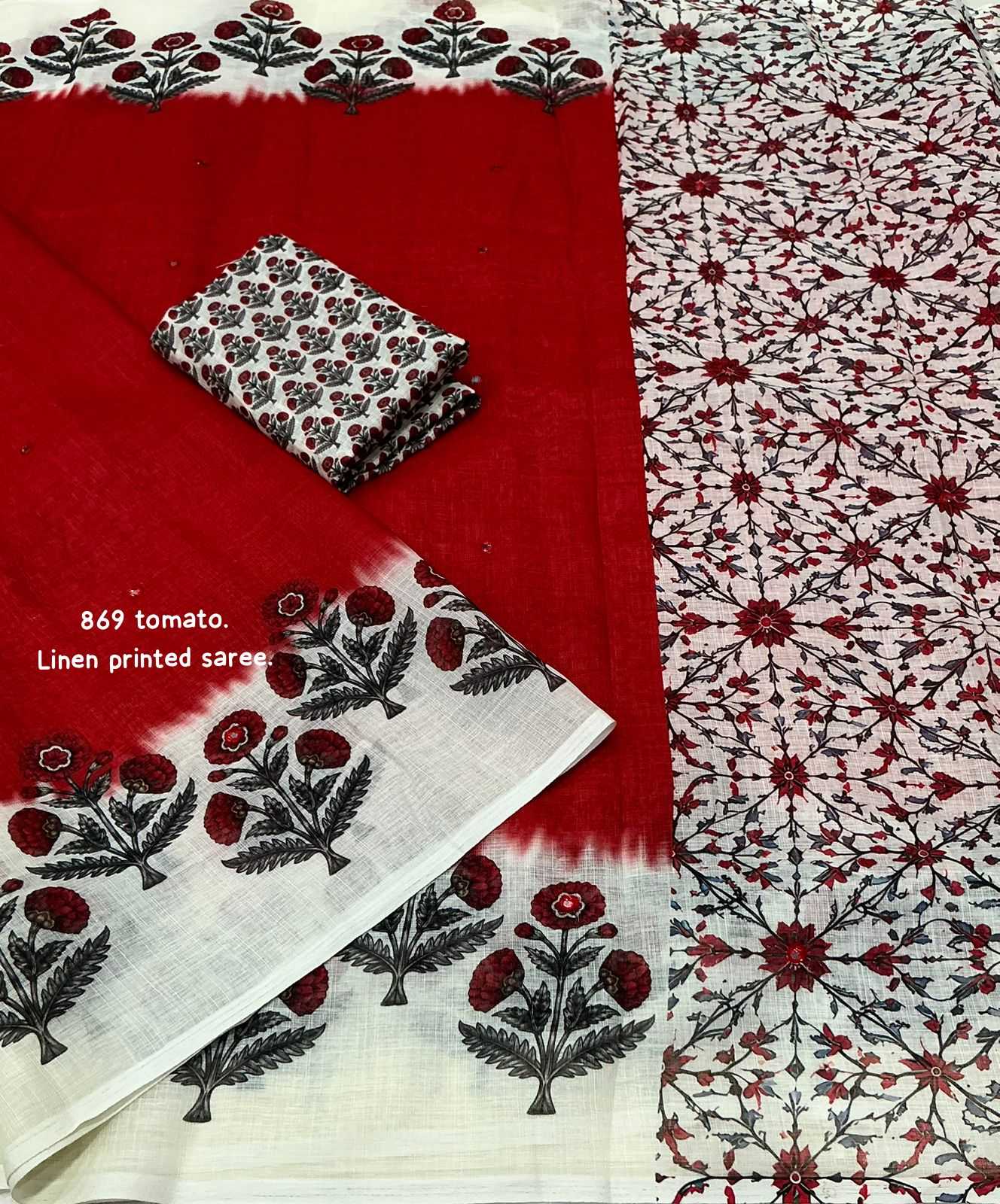 Printed Saree