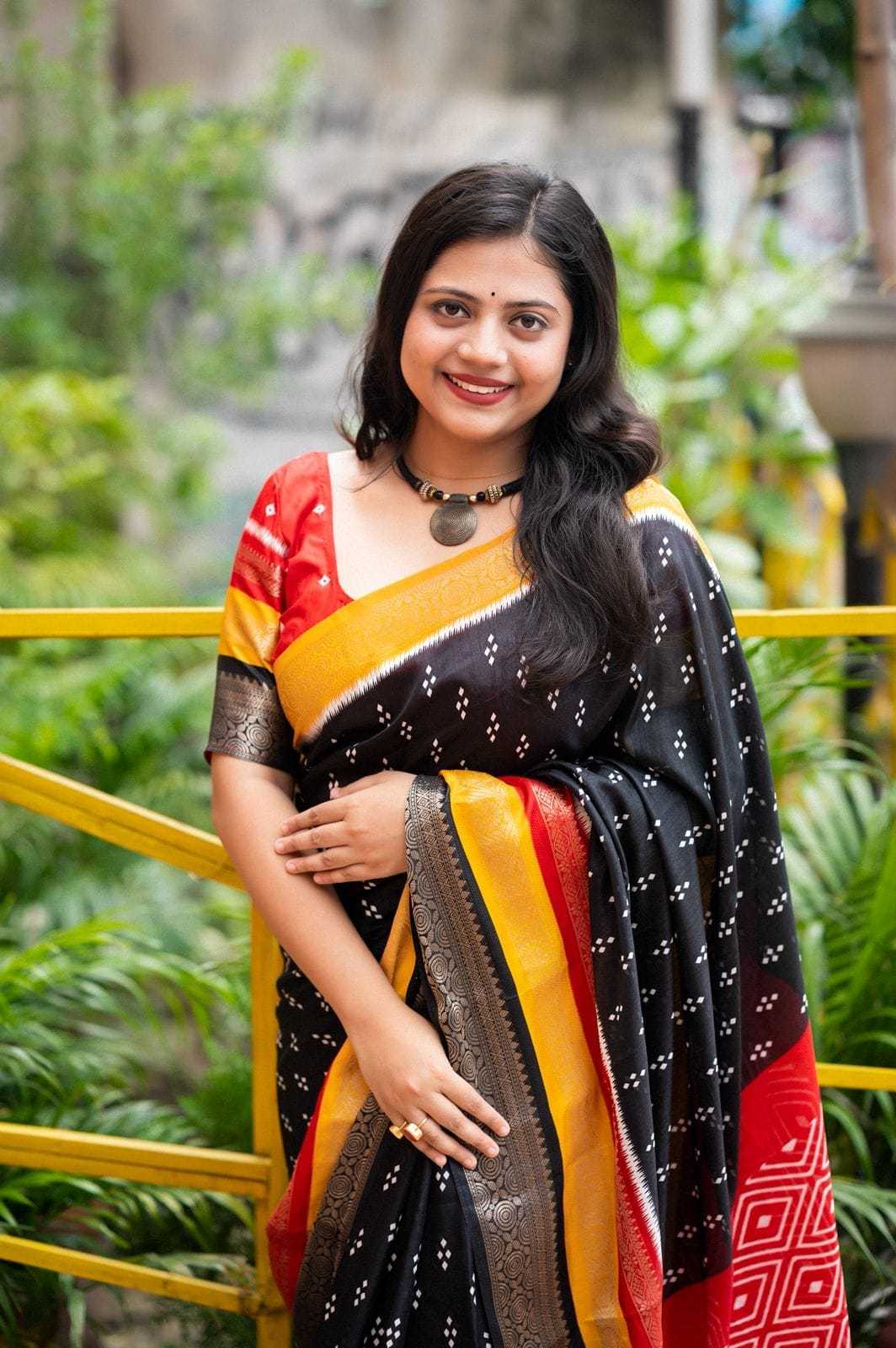 Soft Cotton Printed Saree