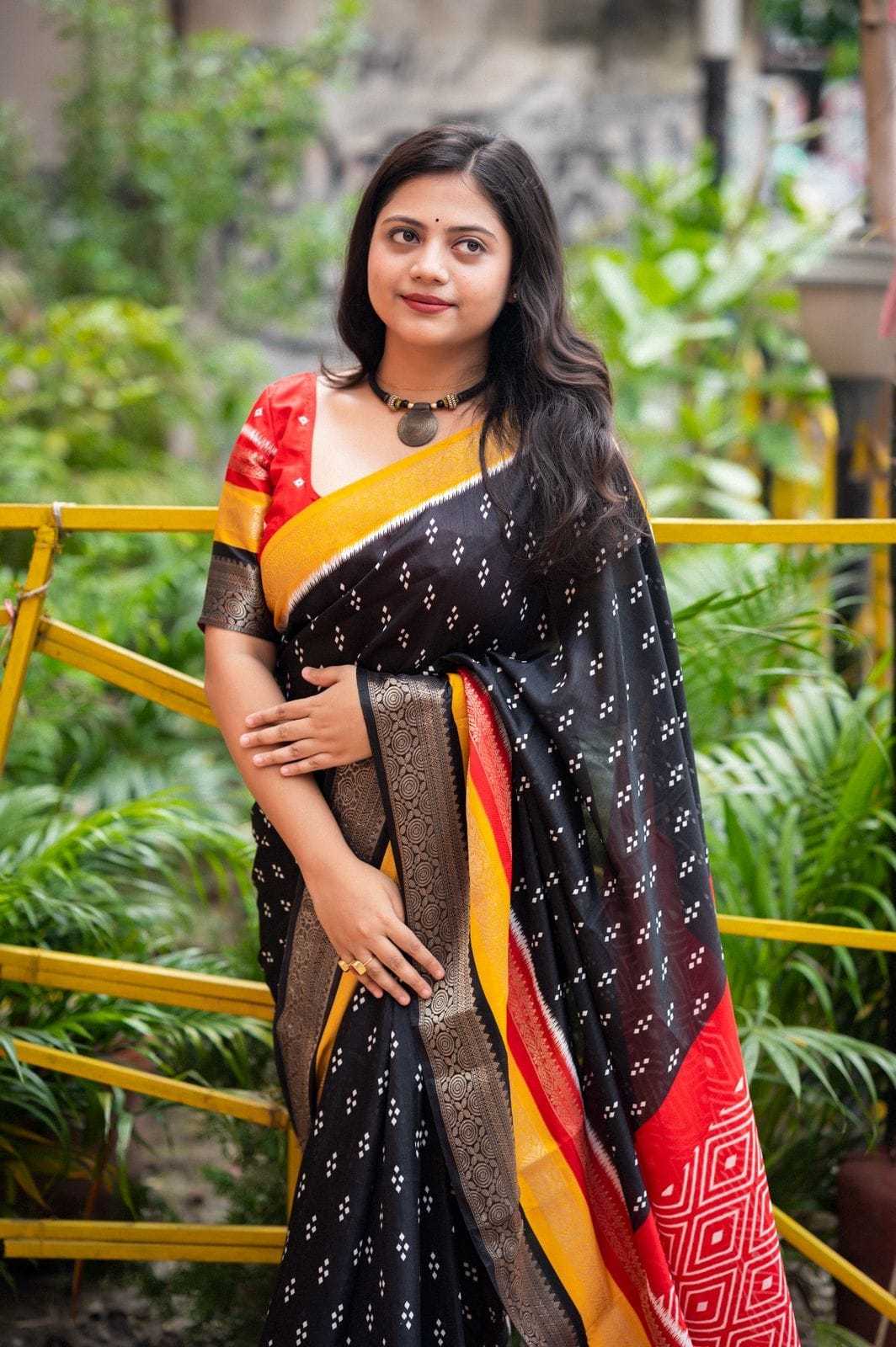 Soft Cotton Printed Saree