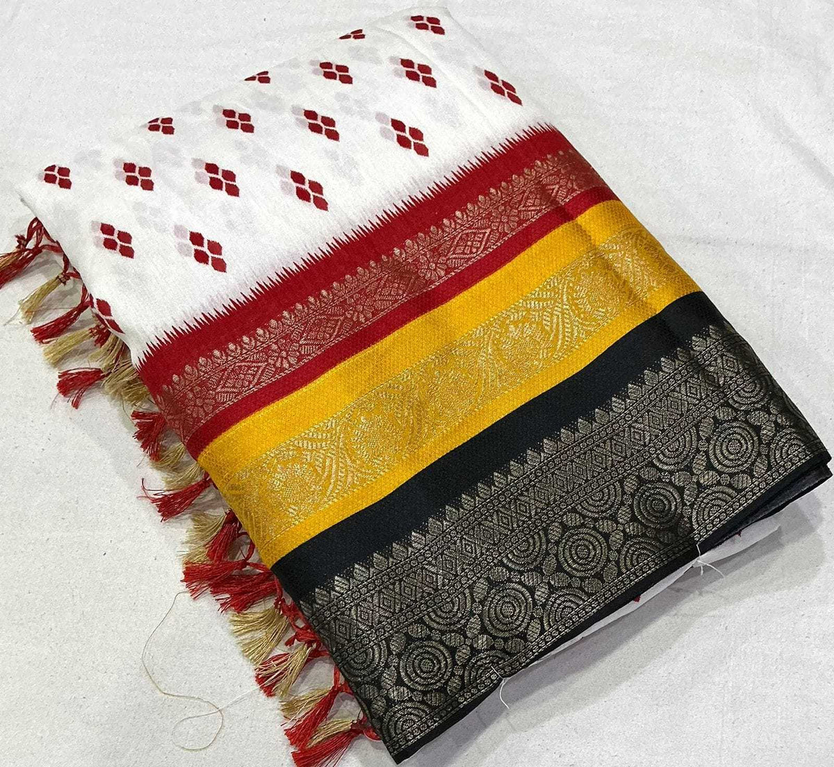 Soft Cotton Printed Saree