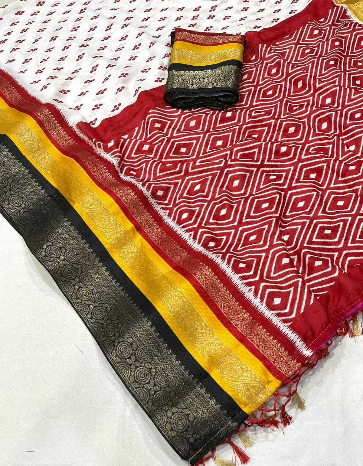 Soft Cotton Printed Saree